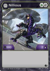 Nillious (321) - Battle Brawlers - Bakugan TCG card