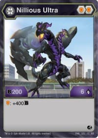 Nillious Ultra - Battle Brawlers - Bakugan TCG card
