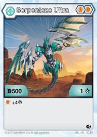 Serpenteze Ultra (341) - Battle Brawlers - Bakugan TCG card