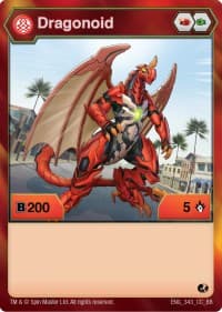 Dragonoid (343) - Battle Brawlers - Bakugan TCG card