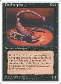 Pit Scorpion - Fourth Edition - Magic: The Gathering card