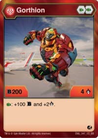 Gorthion - Battle Brawlers - Bakugan TCG card