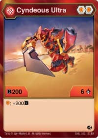 Cyndeous Ultra (352) - Battle Brawlers - Bakugan TCG card