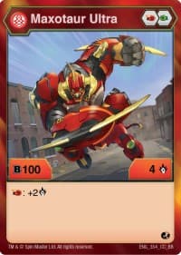 Maxotaur Ultra (354) - Battle Brawlers - Bakugan TCG card