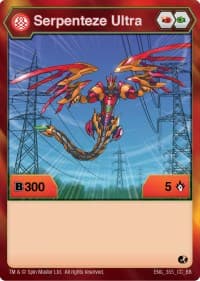 Serpenteze Ultra (355) - Battle Brawlers - Bakugan TCG card