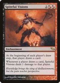Spiteful Visions - Shadowmoor - Magic: The Gathering card