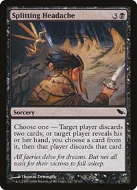 Splitting Headache - Shadowmoor - Magic: The Gathering card