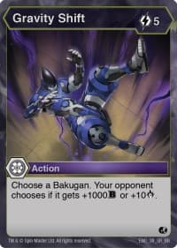 Gravity Shift - Battle Brawlers - Bakugan TCG card