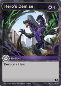 Hero's Demise - Battle Brawlers - Bakugan TCG card