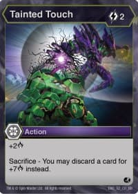 Tainted Touch - Battle Brawlers - Bakugan TCG card