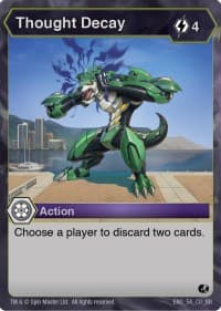 Thought Decay - Battle Brawlers - Bakugan TCG card