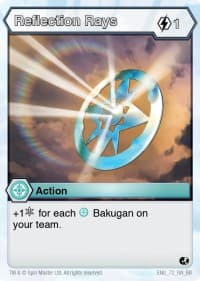 Reflection Rays - Battle Brawlers - Bakugan TCG card