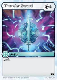 Thunder Sword - Battle Brawlers - Bakugan TCG card