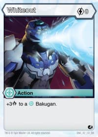 Whiteout - Battle Brawlers - Bakugan TCG card