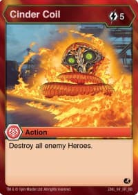Cinder Coil - Battle Brawlers - Bakugan TCG card