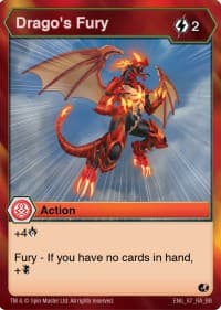 Drago's Fury - Battle Brawlers - Bakugan TCG card