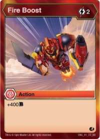 Fire Boost - Battle Brawlers - Bakugan TCG card
