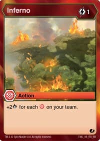 Inferno - Battle Brawlers - Bakugan TCG card