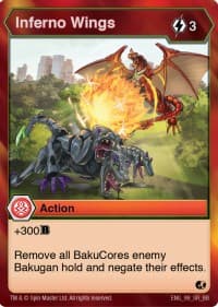 Inferno Wings - Battle Brawlers - Bakugan TCG card