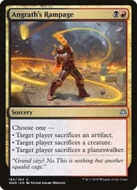 Angrath's Rampage - War of the Spark - Magic: The Gathering card