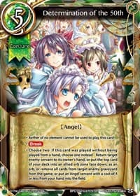 Determination of the 50th - Caster Wars - The Caster Chronicles card