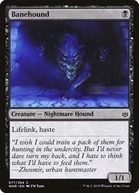 Banehound - War of the Spark - Magic: The Gathering card