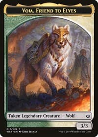 Voja, Friend to Elves Token - War of the Spark - Magic: The Gathering card