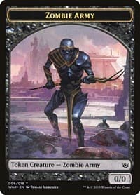 Zombie Army Token (008) - War of the Spark - Magic: The Gathering card