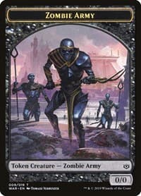 Zombie Army Token (009) - War of the Spark - Magic: The Gathering card