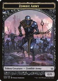 Zombie Army Token (010) - War of the Spark - Magic: The Gathering card