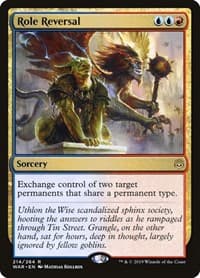 Role Reversal - War of the Spark - Magic: The Gathering card