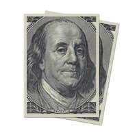 Benjamin Franklin Standard Deck Protector Fine Art sleeves (100-Pack) - Ultra Pro Card Sleeves - Card Sleeves card
