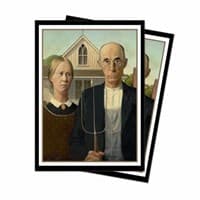 American Gothic Standard Deck Protector Fine Art sleeves (65-Pack) - Ultra Pro Card Sleeves - Card Sleeves card