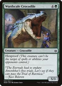 Wardscale Crocodile - War of the Spark - Magic: The Gathering card