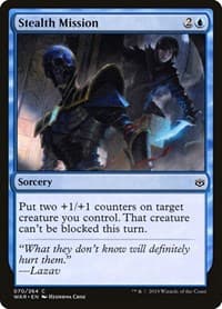 Stealth Mission - War of the Spark - Magic: The Gathering card