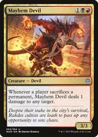 Mayhem Devil - War of the Spark - Magic: The Gathering card