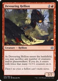 Devouring Hellion - War of the Spark - Magic: The Gathering card