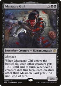 Massacre Girl - War of the Spark - Magic: The Gathering card