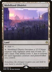 Mobilized District - War of the Spark - Magic: The Gathering card