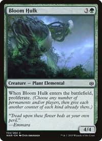 Bloom Hulk - War of the Spark - Magic: The Gathering card