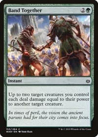 Band Together - War of the Spark - Magic: The Gathering card