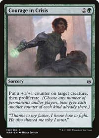 Courage in Crisis - War of the Spark - Magic: The Gathering card