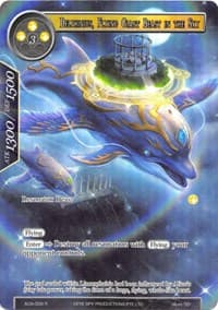 Delphinius, Flying Giant Beast in the Sky (Full Art) - Awakening of the Ancients - Force of Will card