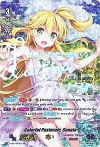 Colorful Pastorale, Sonata (SSP) (Silver Signature) - V-EB05: Primary Melody - Cardfight Vanguard card