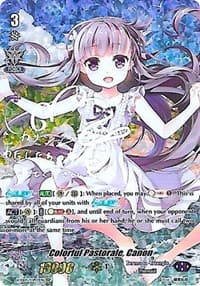 Colorful Pastorale, Canon (SSP) (Silver Signature) - V-EB05: Primary Melody - Cardfight Vanguard card