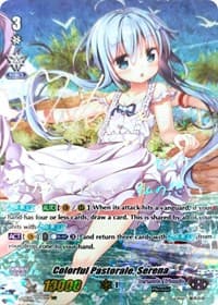 Colorful Pastorale, Serena (SSP) (Silver Signature) - V-EB05: Primary Melody - Cardfight Vanguard card
