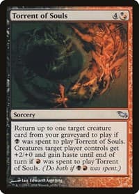 Torrent of Souls - Shadowmoor - Magic: The Gathering card