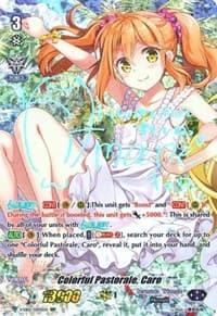 Colorful Pastorale, Caro (SSP) (Silver Signature) - V-EB05: Primary Melody - Cardfight Vanguard card