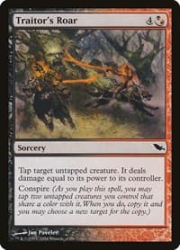 Traitor's Roar - Shadowmoor - Magic: The Gathering card