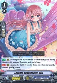 Lovable Spontaneity, Voll - V-EB05: Primary Melody - Cardfight Vanguard card